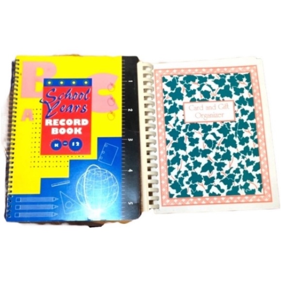 None Other - Organizer Planner Calendar School Year Memory Record Book Birthday Cards Gifts